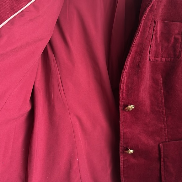 Talbot corduroy maroon blazer - Picture 4 of 5